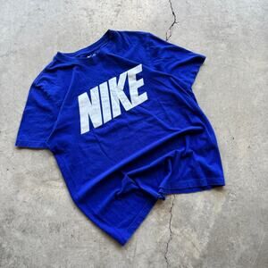 Blue nike tee size medium